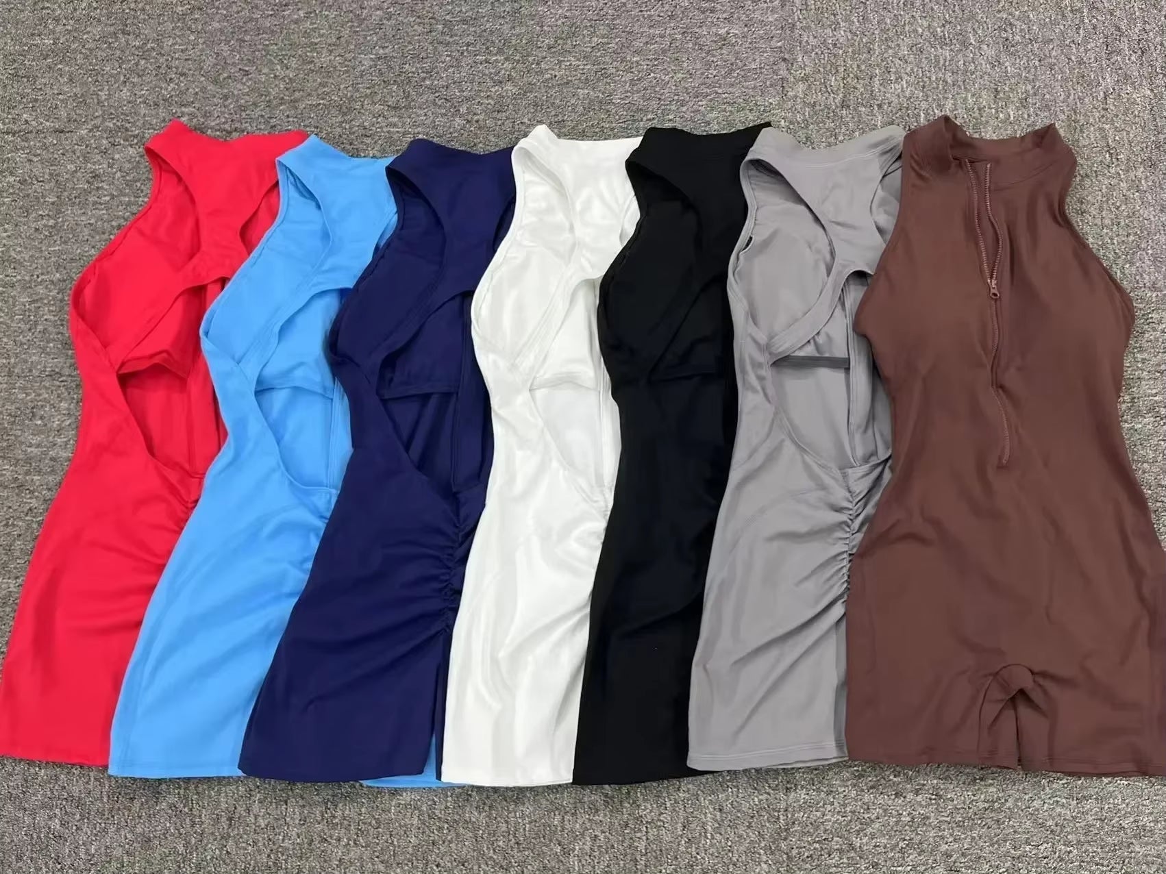 Mono deportivo sexy de una pieza con espalda descubierta