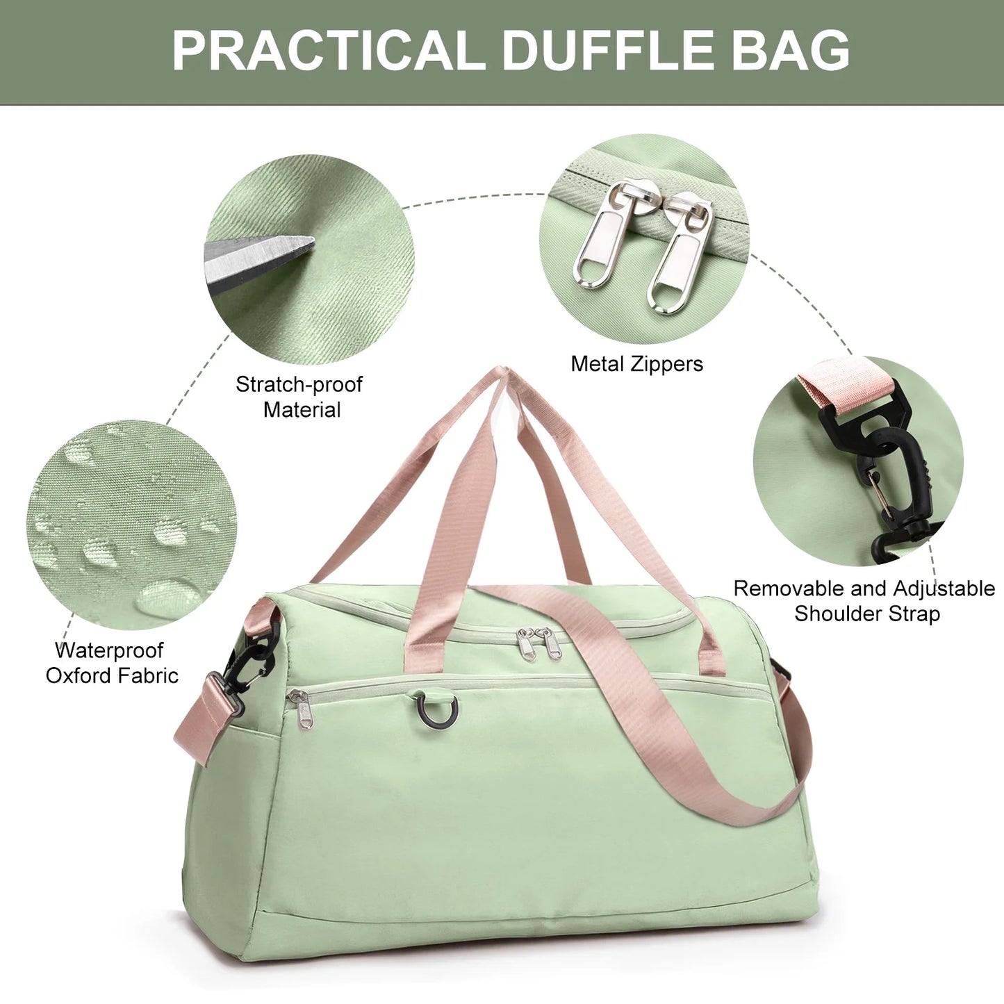 Bolsa para gimnasio impermeable