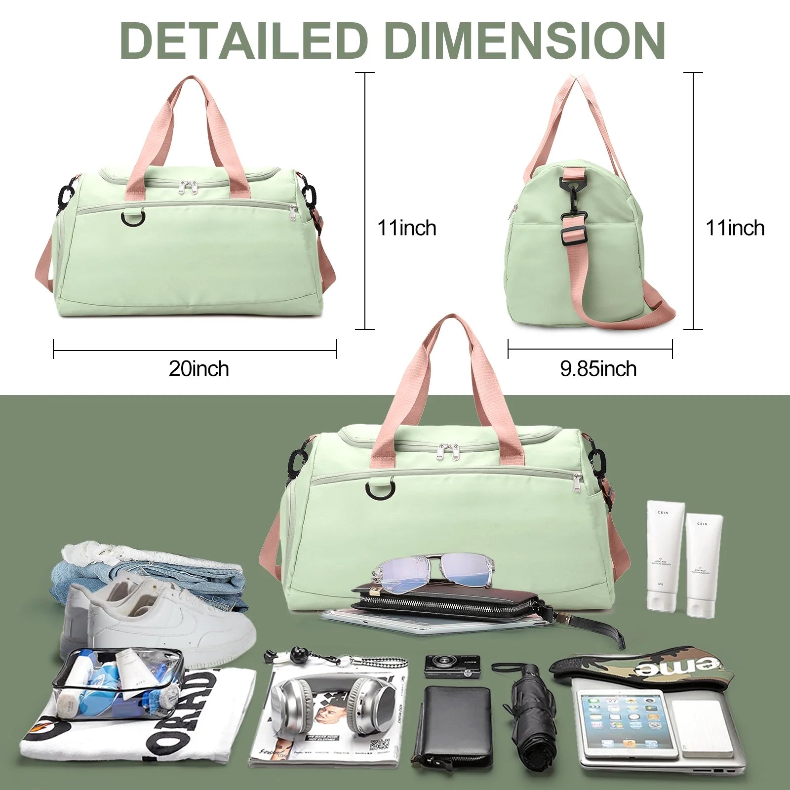 Bolsa para gimnasio impermeable